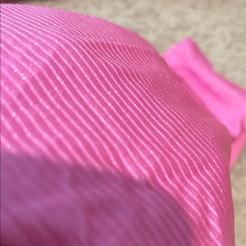 Pink Ribbed Bikini Set - Picture 5 of 10